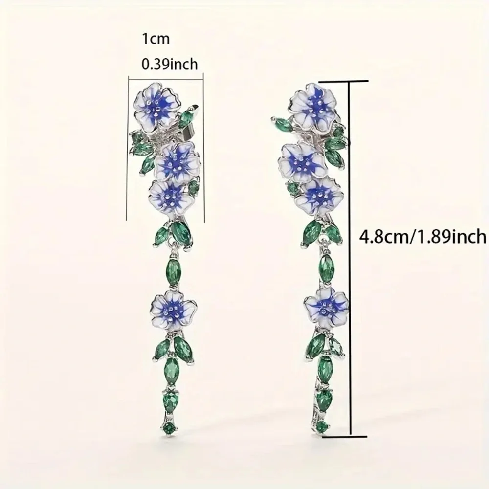 Bloom Drop Earrings - Picture 4 of 6